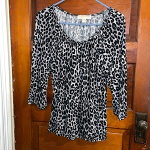 Michael Kors Cheetah Blouse